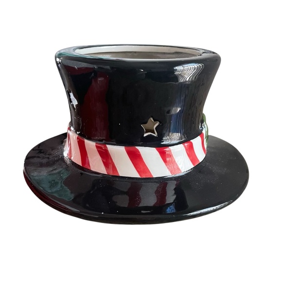 Yankee Candle Vintage Collectible Holiday Top Hat candle topper Star Cutout NWT - Picture 8 of 13